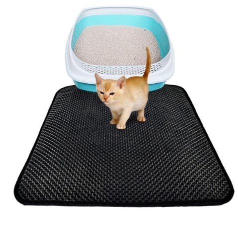 Litter-trapping mat